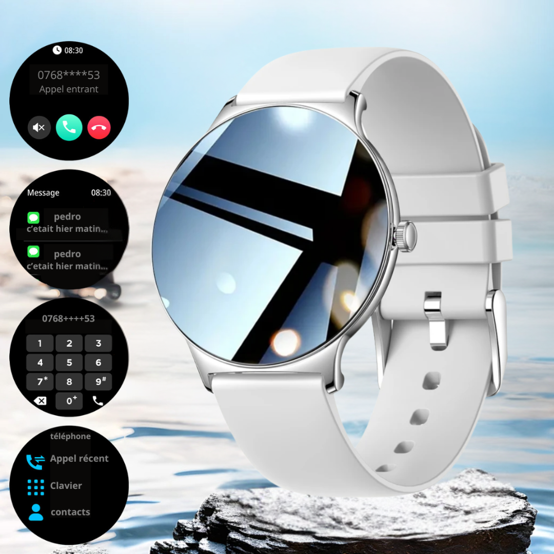 Montre connectée intelligente V89 ultramince femme