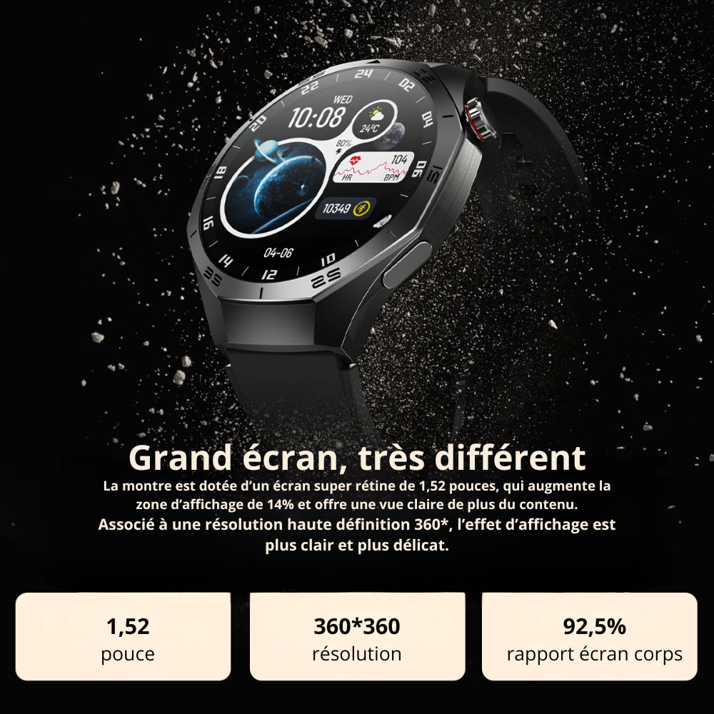 Montre connectée intelligente gt5 pro homme